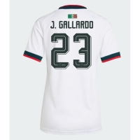 Camiseta México Jesus Gallardo #23 Segunda Equipación Replica Mundial 2026 para mujer mangas cortas